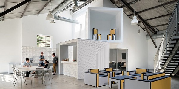 长桥凌空SOHO办公大楼 翻滚空间装修